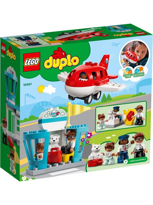 Конструктор LEGO Duplo Town «Самолет и аэропорт» 10961 / 28 деталей