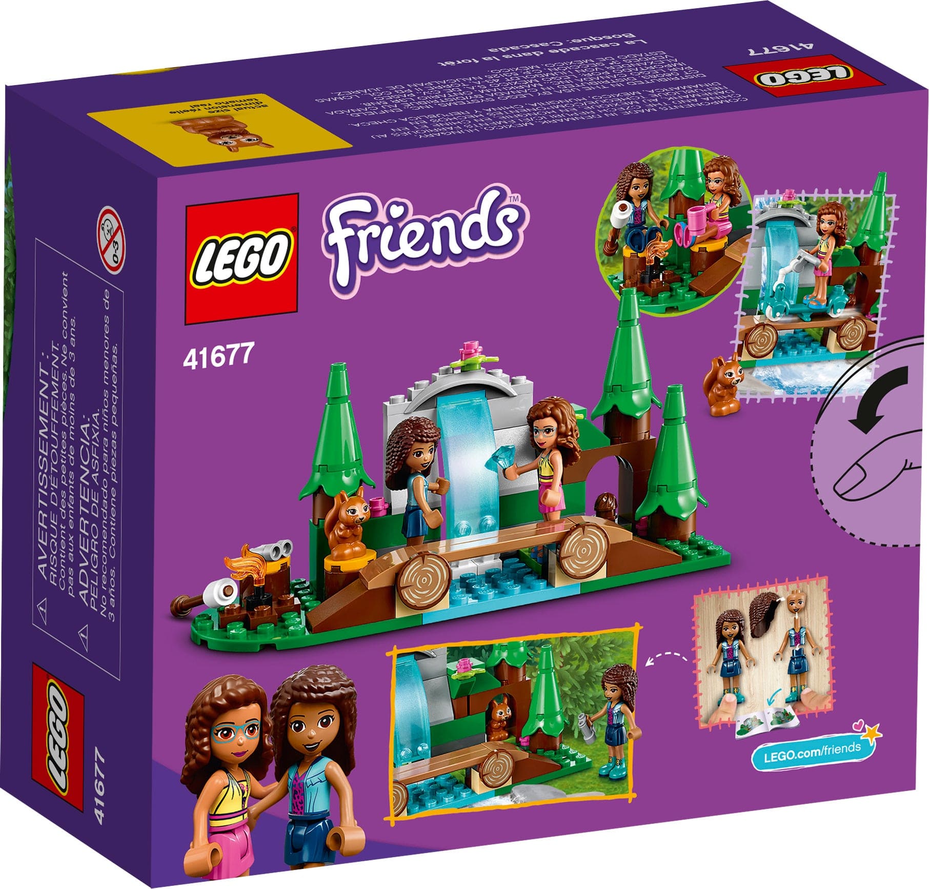 Конструктор LEGO Friends «Лесной водопад» 41677 / 93 детали