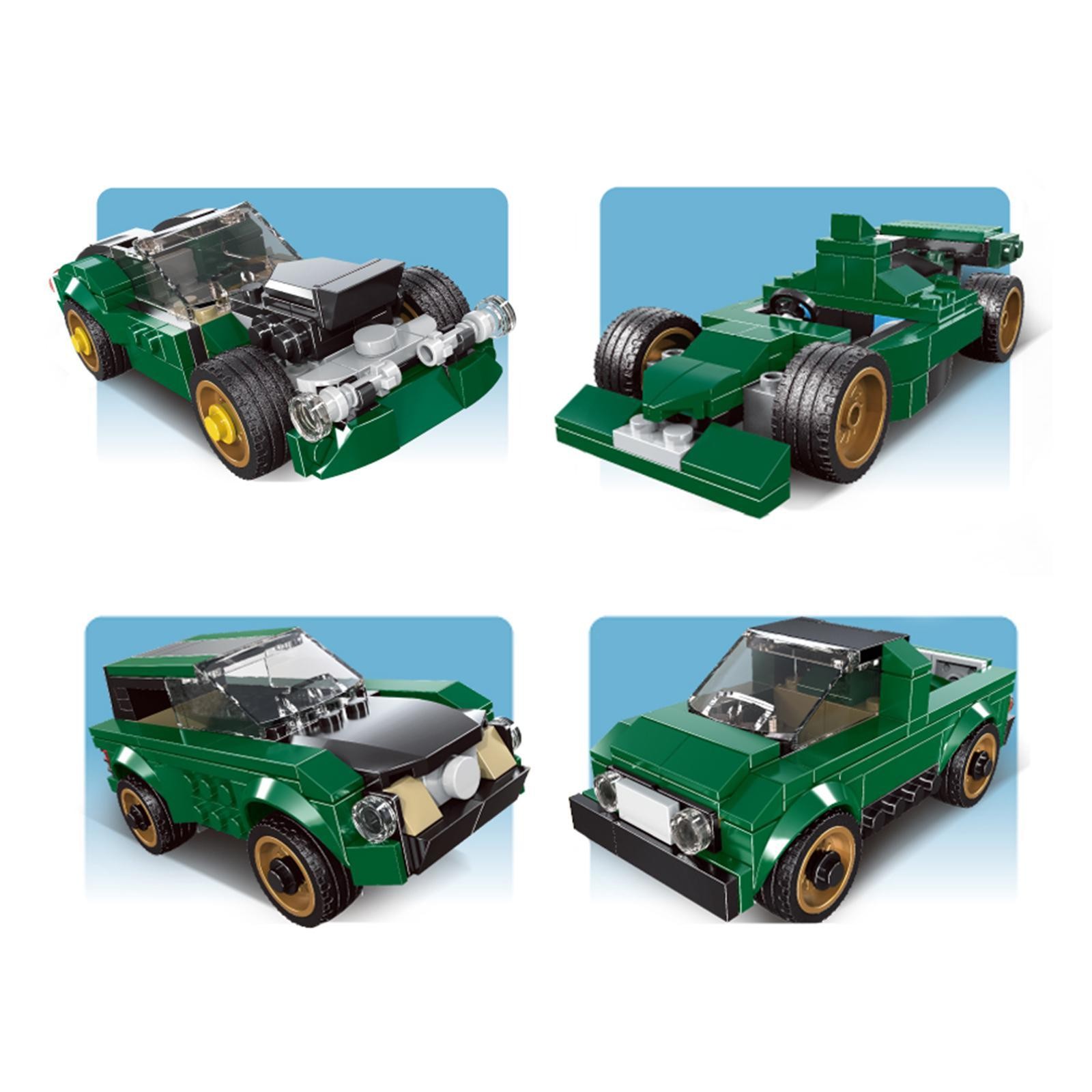 Конструктор Decool «Гоночная машина 10 в 1» 31015 / 195 деталей