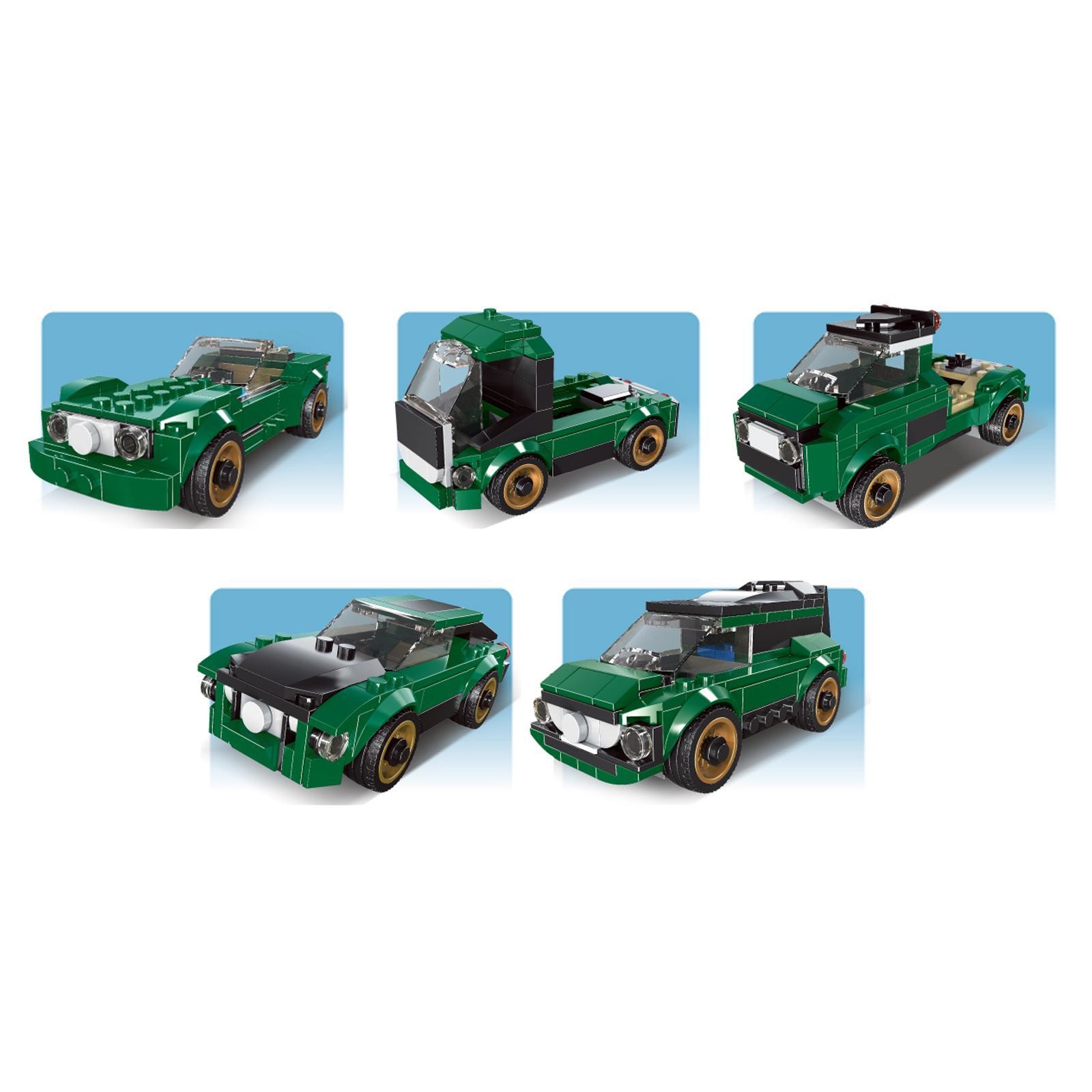 Конструктор Decool «Гоночная машина 10 в 1» 31015 / 195 деталей