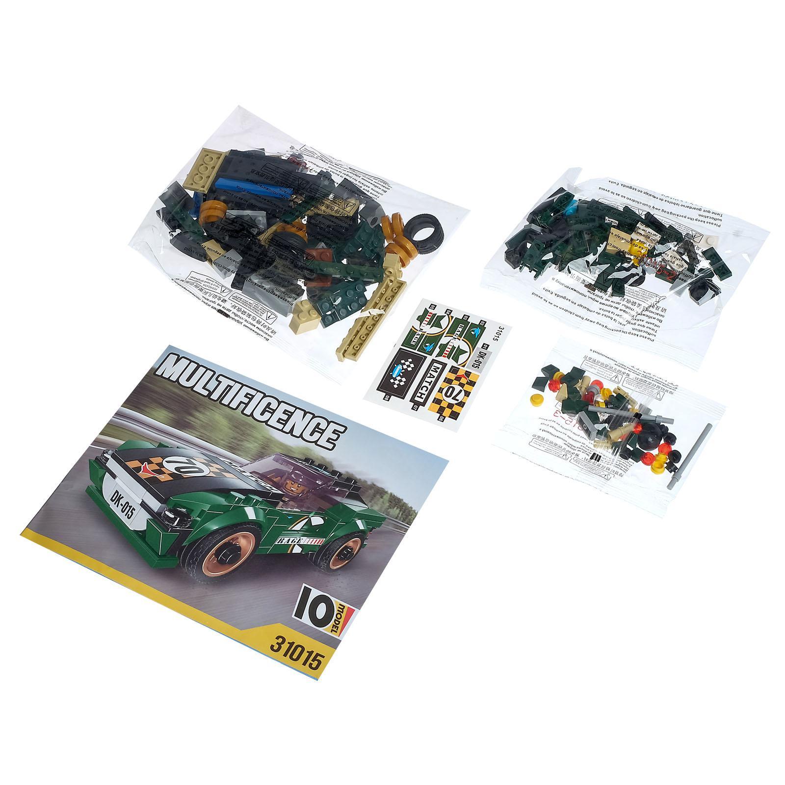 Конструктор Decool «Гоночная машина 10 в 1» 31015 / 195 деталей