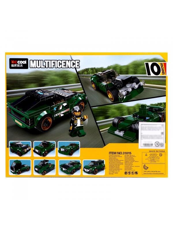 Конструктор Decool «Гоночная машина 10 в 1» 31015 / 195 деталей
