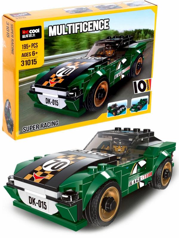 Конструктор Decool «Гоночная машина 10 в 1» 31015 / 195 деталей