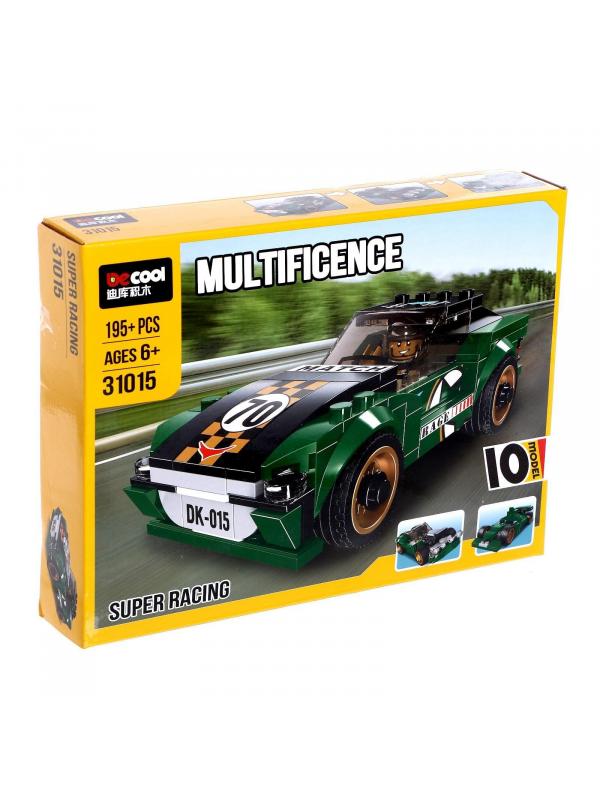 Конструктор Decool «Гоночная машина 10 в 1» 31015 / 195 деталей