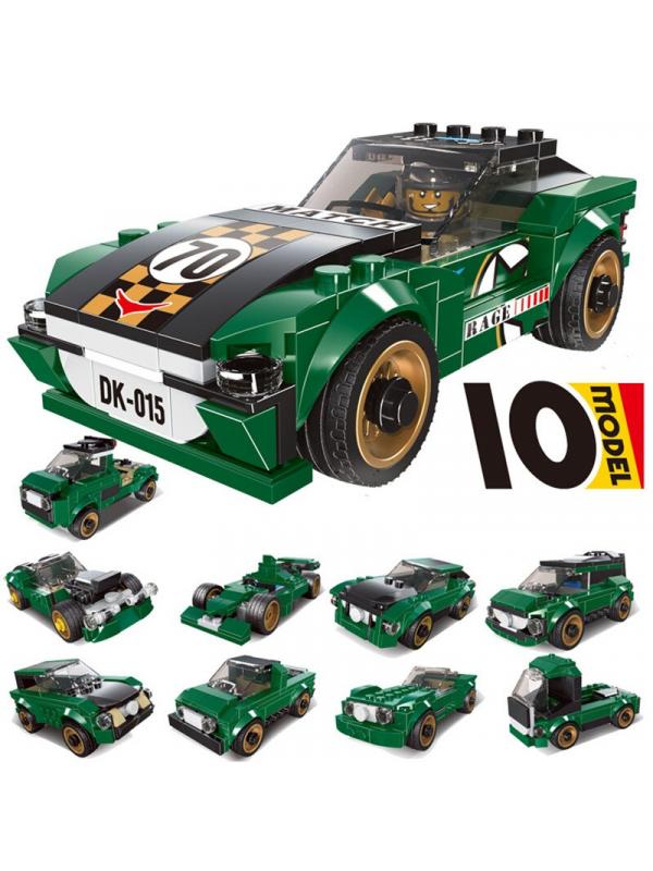 Конструктор Decool «Гоночная машина 10 в 1» 31015 / 195 деталей
