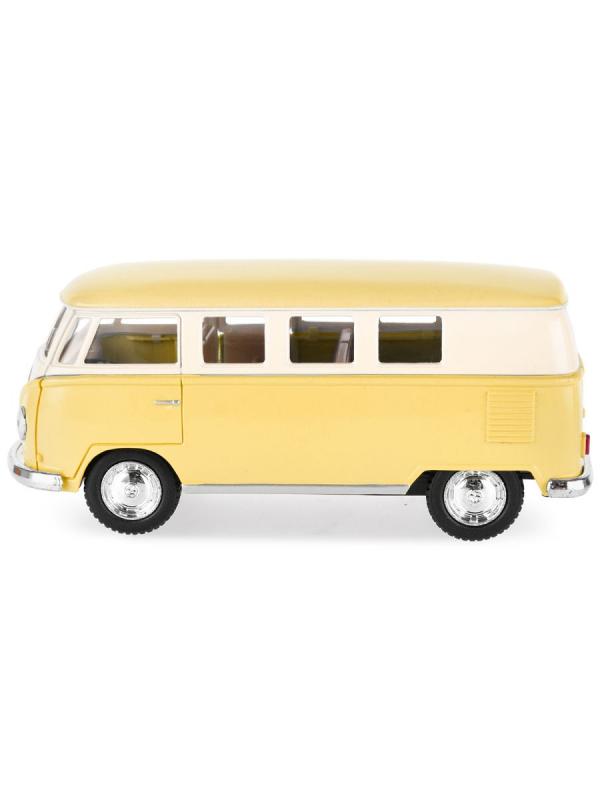 Металлическая машинка Kinsmart 1:32 «1962 Volkswagen Classical Bus (Пастельные цвета)» KT5060DY инерционная / Микс