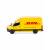 Металлическая машинка Kinsmart 1:48 «Mercedes-Benz Sprinter DHL Edition» KT5429D, инерционная