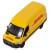 Металлическая машинка Kinsmart 1:48 «Mercedes-Benz Sprinter DHL Edition» KT5429D, инерционная