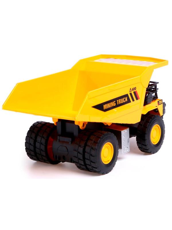 Металлическая машинка Die Cast 1:50 «Карьерный самосвал» 15,5 см. 755B1 инерционная, свет, звук