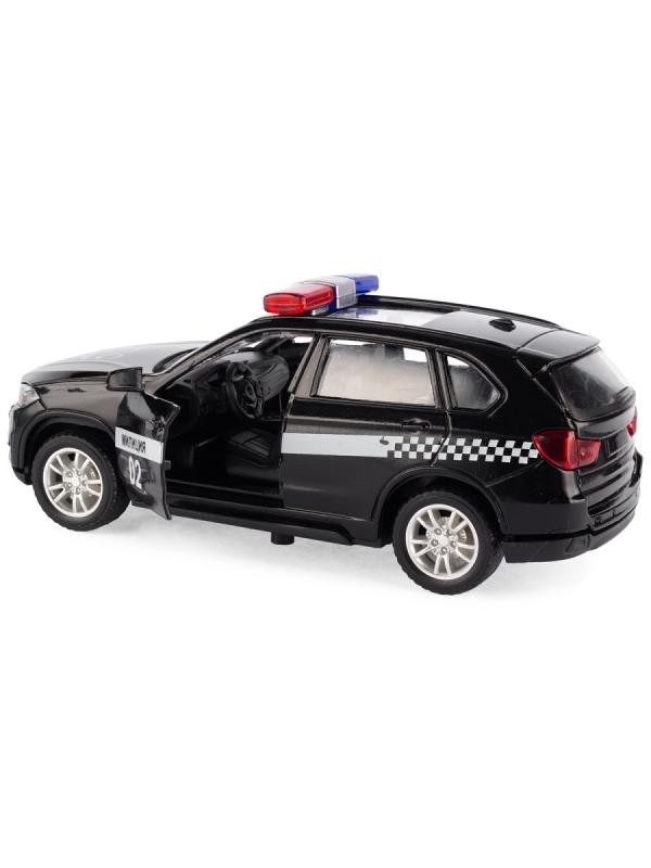 Металлическая машинка Model World 1:36 «BMW X5 / Audi Q7» HT44-10A свет и звук, инерционная / Микс