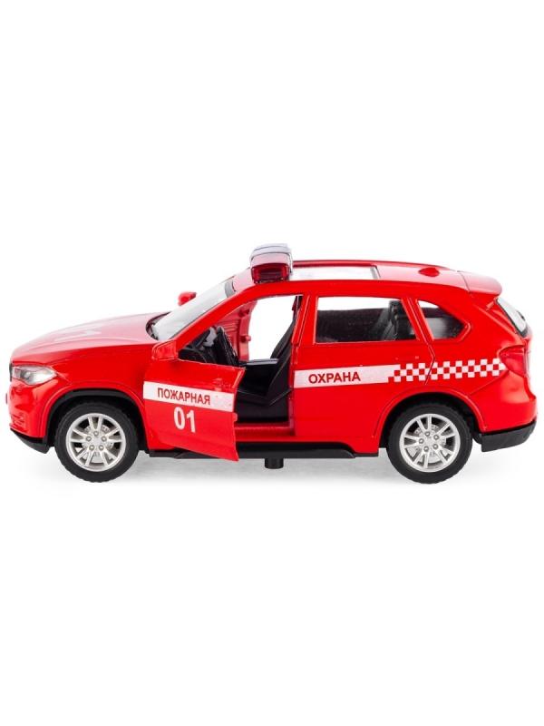 Металлическая машинка Model World 1:36 «BMW X5 / Audi Q7» HT44-10A свет и звук, инерционная / Микс