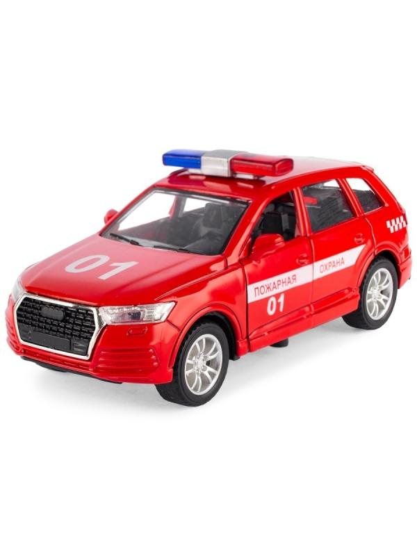 Металлическая машинка Model World 1:36 «BMW X5 / Audi Q7» HT44-10A свет и звук, инерционная / Микс
