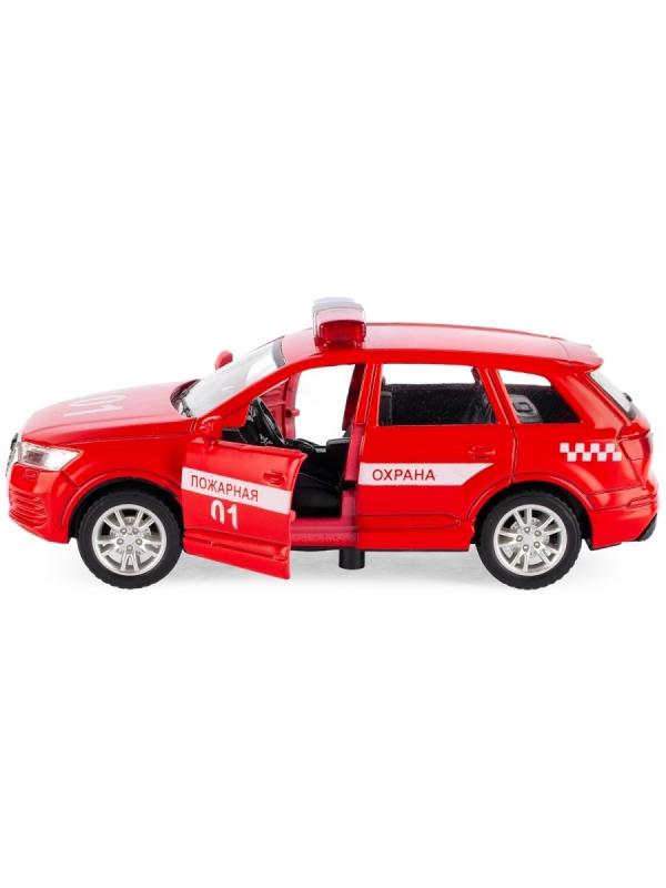 Металлическая машинка Model World 1:36 «BMW X5 / Audi Q7» HT44-10A свет и звук, инерционная / Микс