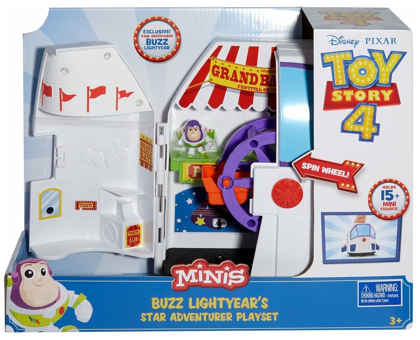 Игровой набор Mattel Toy Story 4 «Звездное приключение Базза Лайтера» GCY87