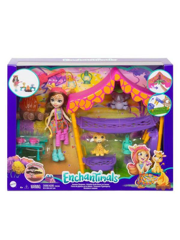 Кукла Mattel Enchantimals Ночевка в саванне