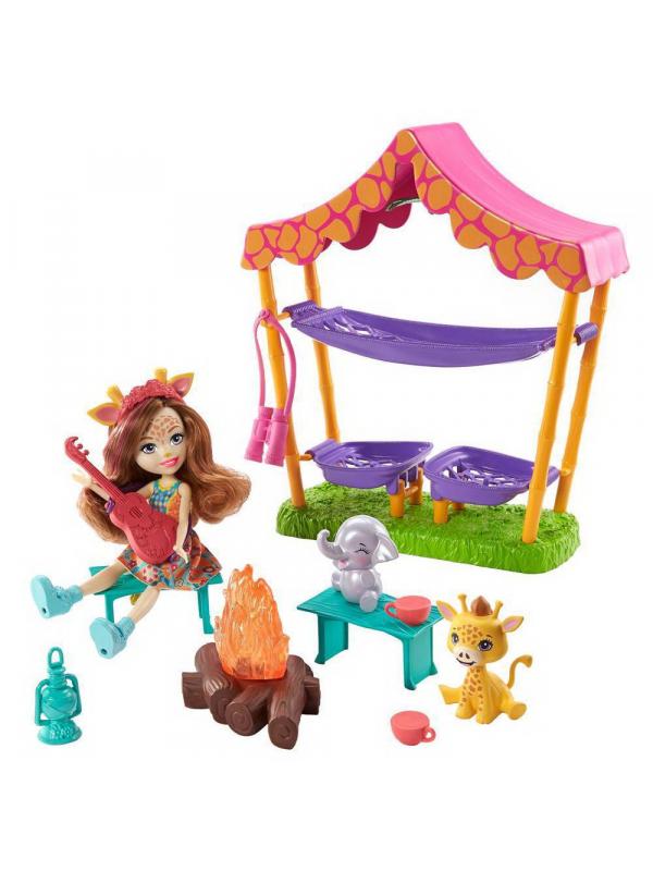 Кукла Mattel Enchantimals Ночевка в саванне