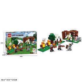 Конструктор KSZ My World «Аванпост разбойников» 1009 (Minecraft 21159) 303 детали