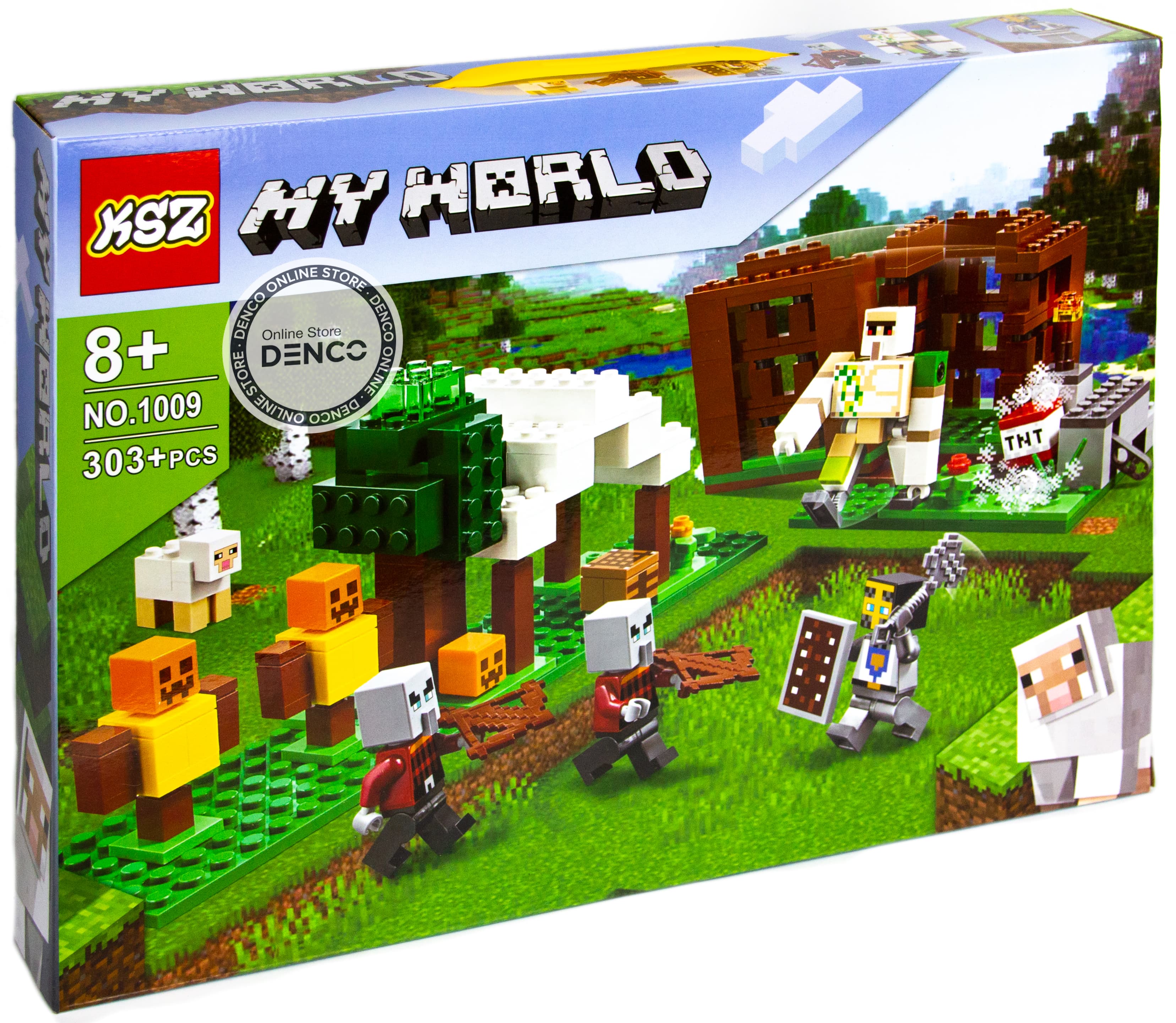 Конструктор KSZ My World «Аванпост разбойников» 1009 (Minecraft 21159) 303 детали