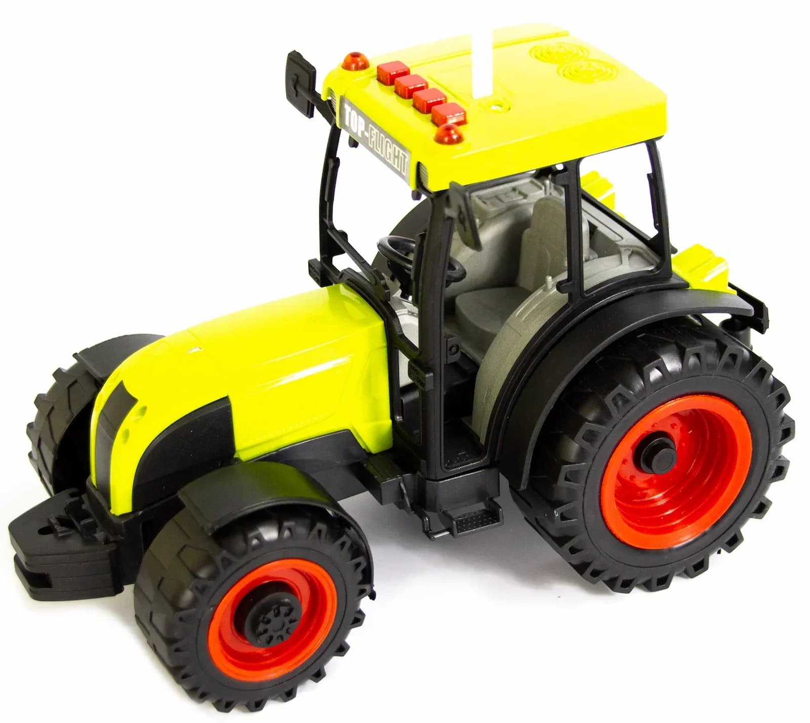 Машинка пластиковая Farm Tractor «Трактор сельскохозяйственным с прицепом» 1188Е-4, свет, звук / Зеленый