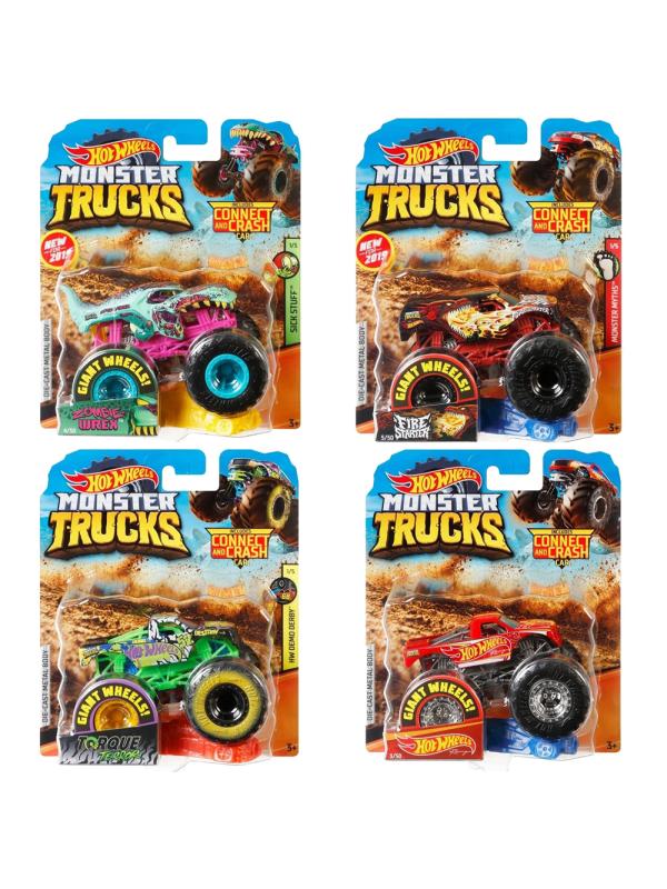 Машинка Mattel Hot Wheels «Базовый Монстр трак 1:64» (в ассортименте) FYJ44