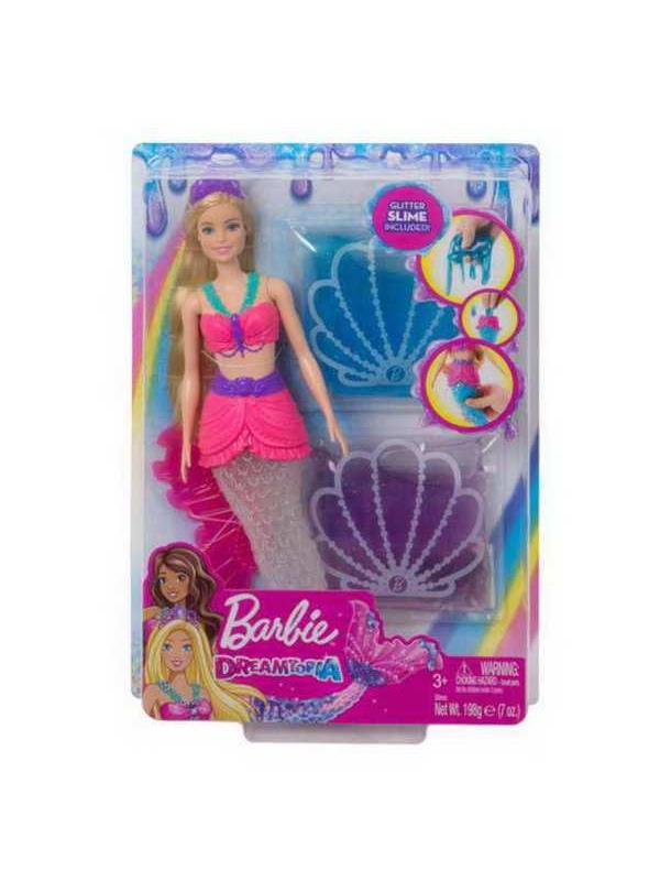 Кукла Mattel Barbie Русалочка со слаймом