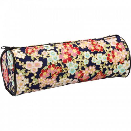 Пенал объемный CENTRUM Цветы, на молнии 21*6*7 cм.