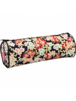 Пенал объемный CENTRUM Цветы, на молнии 21*6*7 cм.