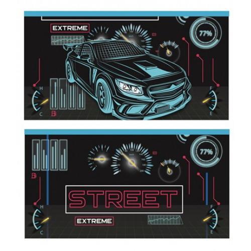 Пенал-конверт CENTRUM Racing синяя машина, на молнии 20,5*10,8*1 см.