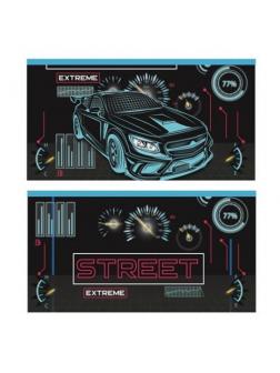 Пенал-конверт CENTRUM Racing синяя машина, на молнии 20,5*10,8*1 см.