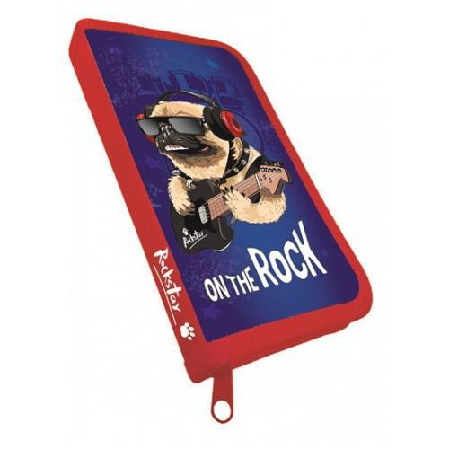 Пенал-книжка CENTRUM On the rock, на молнии 19*11*1 см.
