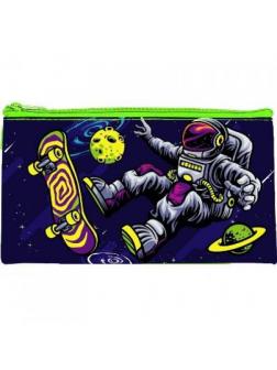 Пенал-конверт CENTRUM Космонавт, на молнии 20,5*10,8*1 см.