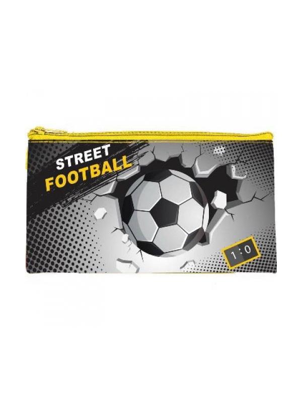 Пенал-конверт CENTRUM Street football, на молнии 19*10*1 см.
