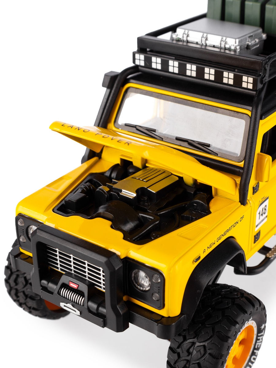 Металлическая машинка Newao Model 1:32 «Land Rover» 18 см. A2837B инерционная, свет, звук / Микс