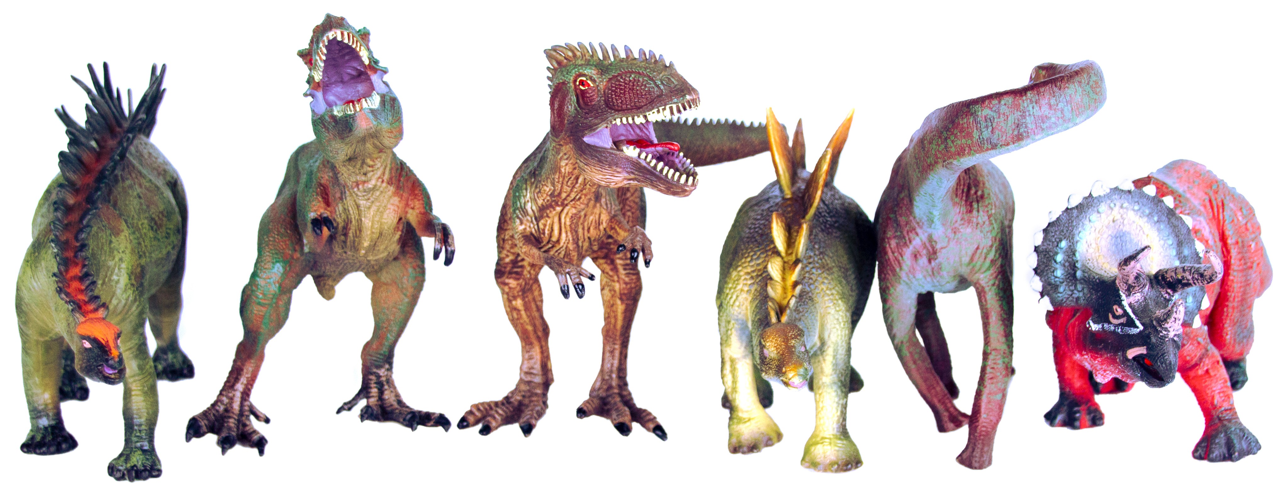 Набор фигурок Мир Юрского Периода «Динозавры» 27 см. 6 шт., Q9899-300