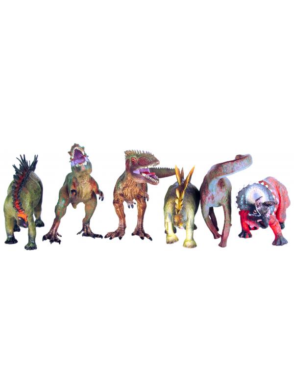 Набор фигурок Мир Юрского Периода «Динозавры» 27 см. 6 шт., Q9899-300