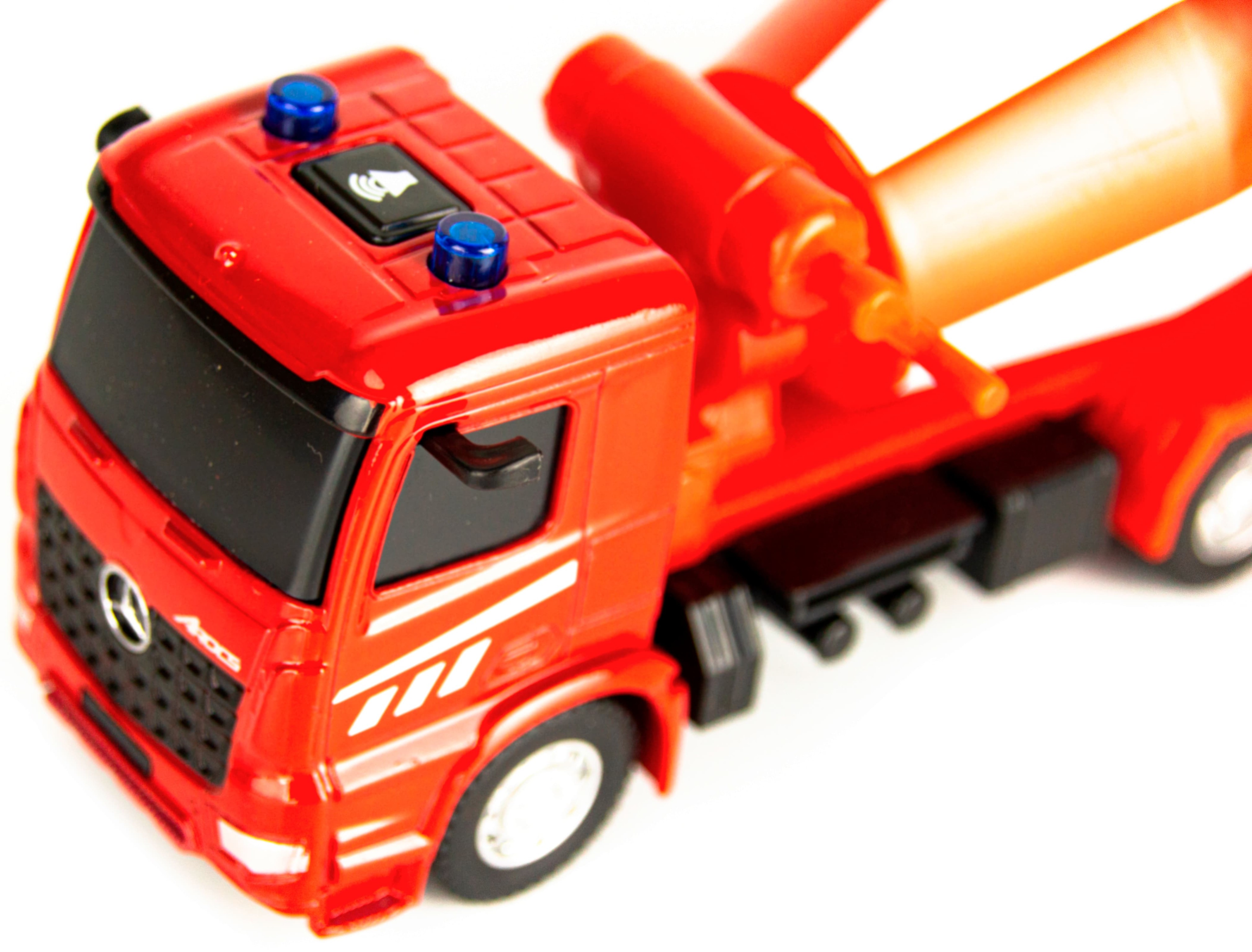 Машина инерционная Play Smart 1:50 «Mercedes-Benz Arocs: Бетономешалка» 6717 Автопарк, свет и звук / Микс