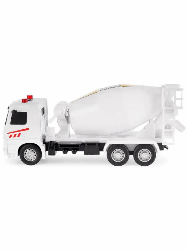Машина инерционная Play Smart 1:50 «Mercedes-Benz Arocs: Бетономешалка» 6717 Автопарк, свет и звук / Микс