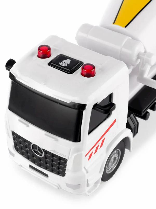 Машина инерционная Play Smart 1:50 «Mercedes-Benz Arocs: Бетономешалка» 6717 Автопарк, свет и звук / Микс
