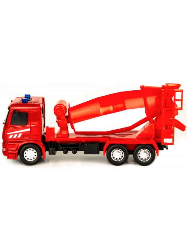 Машина инерционная Play Smart 1:50 «Mercedes-Benz Arocs: Бетономешалка» 6717 Автопарк, свет и звук / Микс