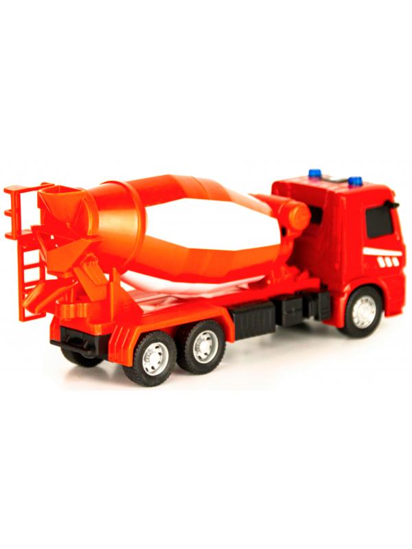 Машина инерционная Play Smart 1:50 «Mercedes-Benz Arocs: Бетономешалка» 6717 Автопарк, свет и звук / Микс