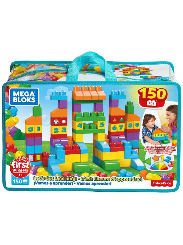 Конструктор Mattel Mega Bloks Fisher-Price Набор Обучающих блоков, 150 деталей
