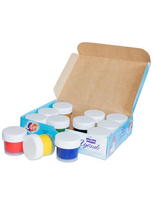 Гуашь ЛУЧ Волшебная палитра 12 цветов