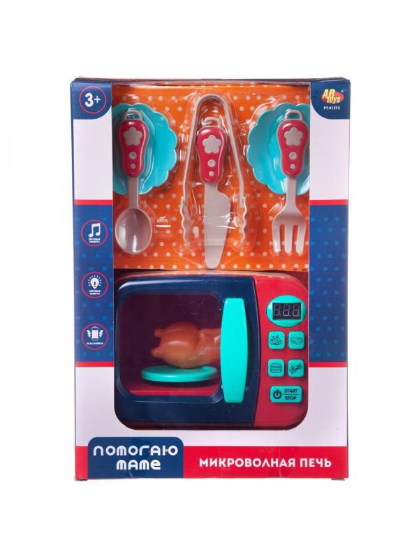 Игровой набор ABtoys Помогаю Маме Микроволновая печь на батарейках