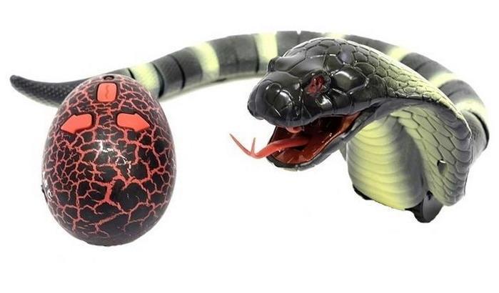 Интерактивная игрушка JUNFA Кобра, р/у, световые эффекты