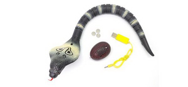 Интерактивная игрушка JUNFA Кобра, р/у, световые эффекты