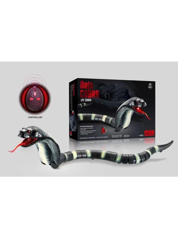 Интерактивная игрушка JUNFA Кобра, р/у, световые эффекты