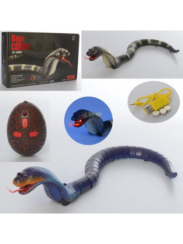 Интерактивная игрушка JUNFA Кобра, р/у, световые эффекты