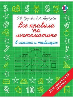 Книга АСТ Все правила по математике в схемах и таблицах. Для начальной школы О.В. Узорова, Е.А. Нефедова