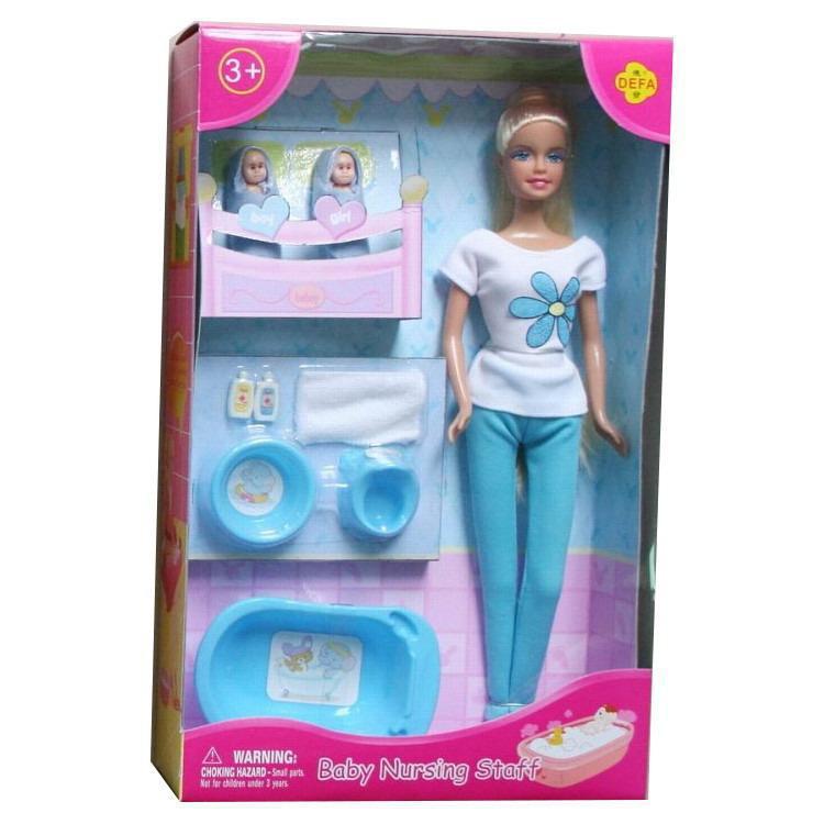 Игровой набор Кукла Defa Lucy Мама с двумя новорожденными малышами 2 вида в коллекции