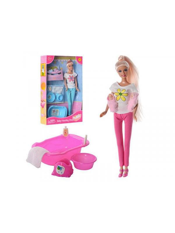 Игровой набор Кукла Defa Lucy Мама с двумя новорожденными малышами 2 вида в коллекции